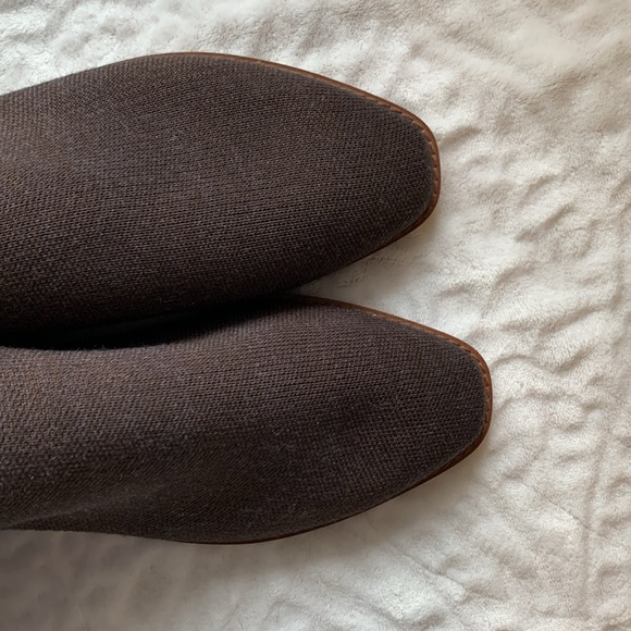 Rothy's Merino Ankle Boot Wool Blend Cocoa Brown Size 9 - Picture 7 of 12